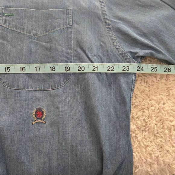Vintage Tommy Hilfiger Denim L/S Button Down M - Picture 12 of 13